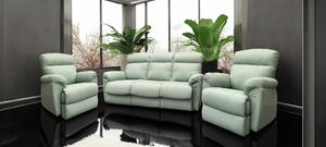 Zestaw do salonu Monaco 3+1+1, sofa + 2x fotel z funkcją relax