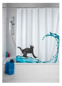 Zasłona prysznicowa Wenko Black Cat, 180x200 cm