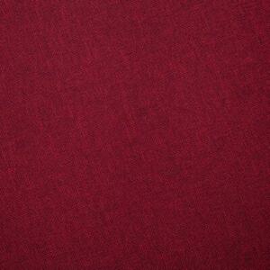 Sofa 3-osobowa, tapicerowana tkaninÄ , kolor czerwonego wina