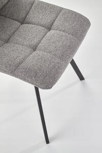 Krzesło tapicerowane do salonu k402 szare