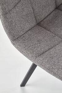 Krzesło tapicerowane do salonu k402 szare