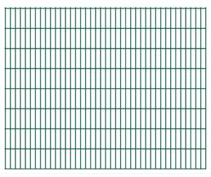 Panel ogrodzeniowy 2D, 2,008 x 1,63 m, zielony