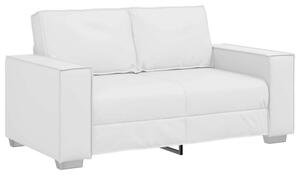Sofa biaÅy 160 x 78 x 84 cm tkanina