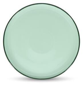 Zielony kamionkowy talerz ø 26 cm Duo – ONA