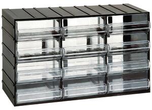 Szafki modułowe z szufladami, 382 x 148 x 230 mm, 12 szuflad