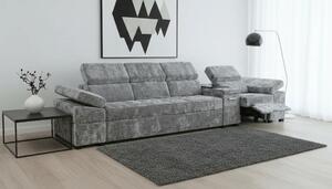 Kanapa Infinity III 4-osobowa z funkcją spania, relax i barkiem, Premium