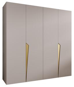 Szafa uchylna otwierana Piano 1 200 wys. 202 cm kaszmir + u. zÅoty