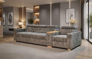 Kanapa Infinity IV 4-osobowa z funkcją spania, relax i barkiem