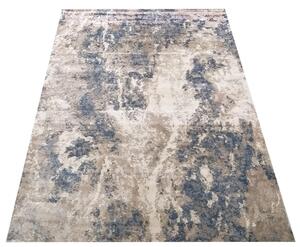 Nowoczesny prostokątny beżowy dywan - Briko 3X