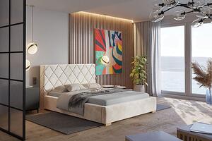 Łóżko tapicerowane 160x200 Savana 3X - 36 kolorów