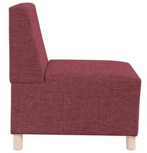 ModuÅowa sofa bez podÅokietnikÃ³w w kolorze czerwonego wina, 55 cm, tkanina