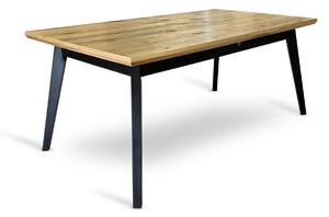 Stół rozkładany 160/90 + 2x40 cm LUIS w stylu LOFT