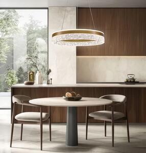 Złota lampa wisząca w stylu glamour - 3X M099 P8-M98