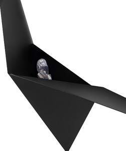 Kinkiet nowoczesny czarny metalowy geometryczny dekoracyjny Briance Beliani