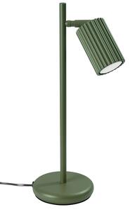 Oliwkowa biurkowa lampka ryflowana - D300 W9-T36