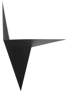 Kinkiet nowoczesny czarny metalowy geometryczny dekoracyjny Briance Beliani