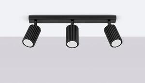 Loftowa czarna lampa sufitowa - D307 F0-B54