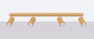 Złota lampa sufitowa w stylu glamour - 4X D303 N6-D84