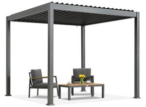 Pergola tarasowa wolnostojąca Lagos 3x3 Garden Point antracyt