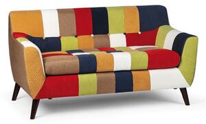 Sofa patchworkowa FIESTA, 2 siedziska
