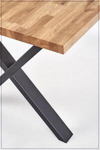 Industrialny stół rozkładany Berkel 3X 140 XL - dąb