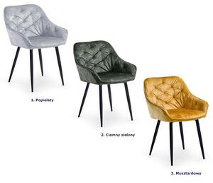 Stylowe krzesło muszelka Molvi - zielone