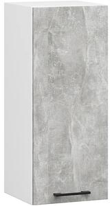 Wąska górna szafka kuchenna beton 30 cm B4-P24