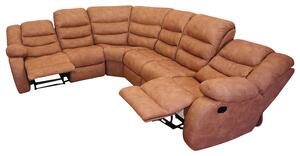 Skórzany narożnik 270/320 cm 2xRelax manual BORYS 100% Skóra Naturalna