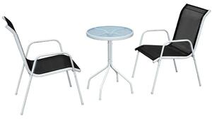 Zestaw mebli ogrodowych typu bistro W9-E62