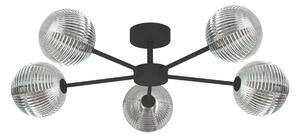 Sufitowa lampa pięcioramienna grafitowa D8-A48