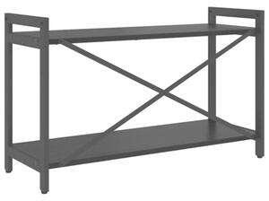 Półka na książki czarny dąb 80 x 30 x 50 cm