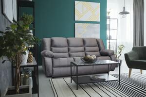 Sofa BORYS 3-osobowa z podłokietnikami w Tkaninie lub Ekoskórze