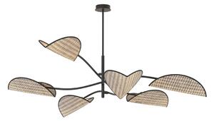Lampa brązowa wisząca w nowoczesnym stylu H5-D90