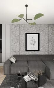 Zielona czterolistna lampa wisząca H6-E48