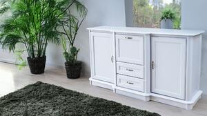Komoda Dębowa Oliwia 2D2S+barek szerokość 180 cm