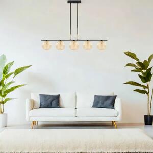 Wisząca beżowa lampa D2-F28