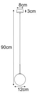 Beżowa lampa wisząca do salonu F4-L93