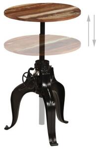 Stolik barowy z litego drewna odzyskanego, 60x(76-110) cm