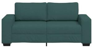 Sofa 2-osobowa, ciemnozielona, 180x77x82 cm, tkaninÄ