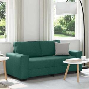 Sofa 2-osobowa, ciemnozielona, 180x77x82 cm, tkaninÄ