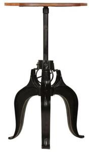 Stolik barowy z litego drewna odzyskanego, 60x(76-110) cm