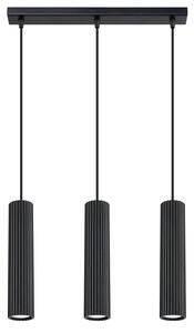 Czarna Potrójna Lampa Wisząca M0-T42