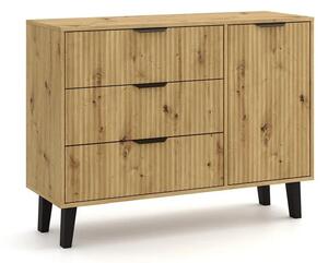 Nowoczesna komoda dąb artisan D2-H18