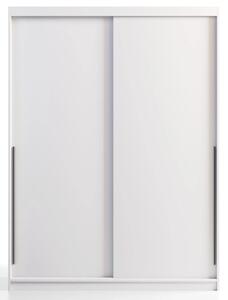 Biała dwudrzwiowa szafa przesuwna 160 cm S9-B09