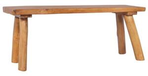 Ławka ogrodowa, 120 cm, lite drewno tekowe