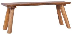 Ławka ogrodowa, 120 cm, lite drewno tekowe