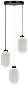 Lampa z wiszacymi kloszami biała R4-M91