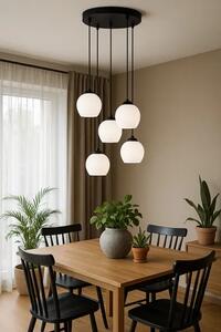 Lampa wisząca z kloszami biała Z1-L65
