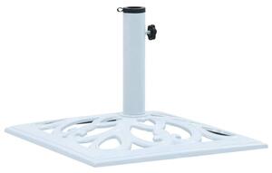Podstawa pod parasol, biała, 12 kg 49 cm, żeliwo