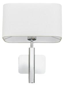 Lampa Ścienna Lucande, Jettka, ściemnialny, metaliczny, salon, tkanina | tekstylia, nowoczesny